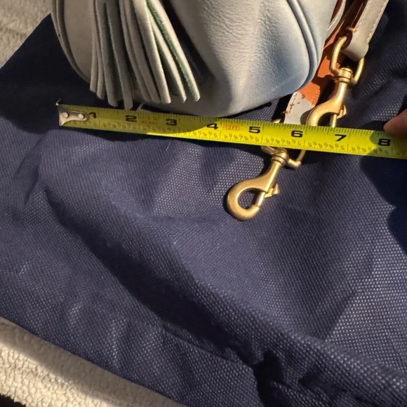 Dooney & Bourke Florentine Satchel  Light bluish color - Picture 10 of 10